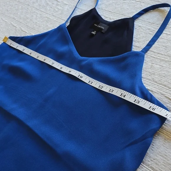 The Limited Blue and Black Layered Tank Top - Picture 6 of 8